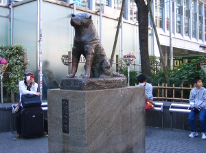 The infamous Hachiko statue
